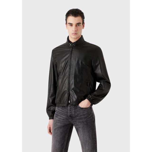 Emporio Armani Bomber Jacket Black male XS