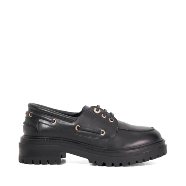 Dune London Womens Glazit Loafers Black Leather female 3 (36)