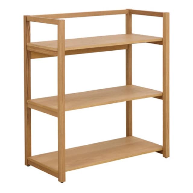 Furniture To Go Ludza Rectangular Bookcase With 3 Shelves In Oak