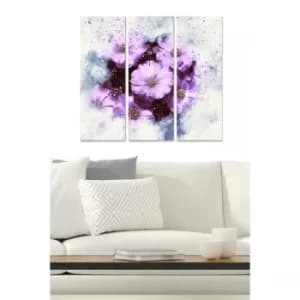 MDF2715798 Multicolor Decorative MDF Painting (3 Pieces)