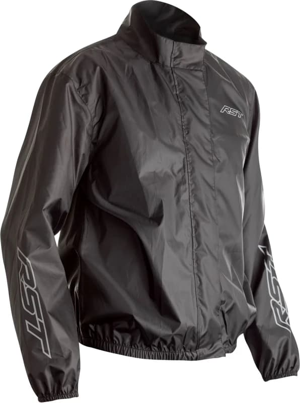 RST Lightweight Waterproof Rain Jacket Black Size 3XL
