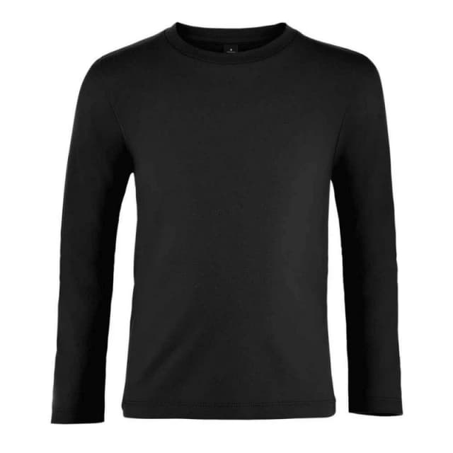 SOL'S Imperial Long-Sleeved T-Shirt in Midnight Size: 4 Years Midnight Unisex 4 Years