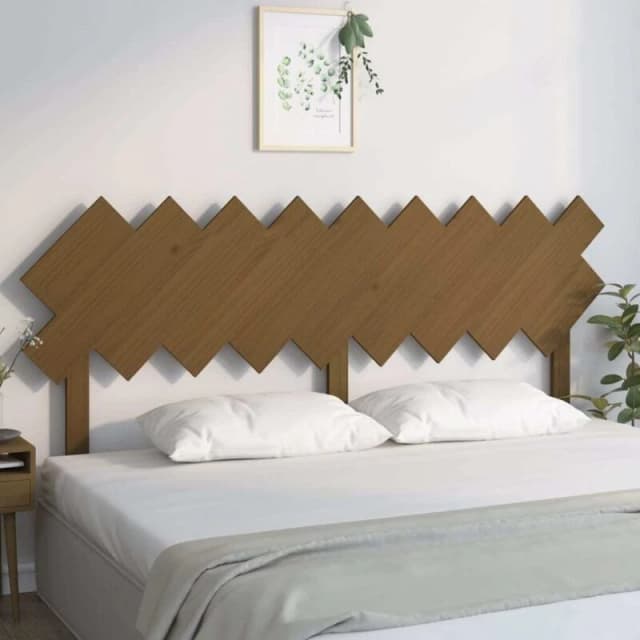 Vidaxl Bed Headboard Honey Brown 178X3X80.5cm Solid Wood Pine, Brown 819238