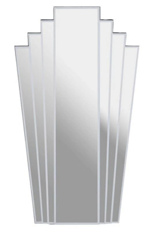 Orsina Sana Art Deco Framed Wall Mirror