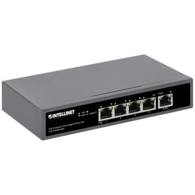IC Intracom 4-Port Gigabit+1GE PD High PoE Switch