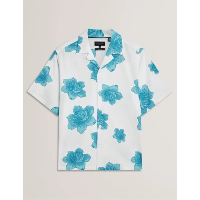 Ted Baker Ted SS S/Sckr Floral Sn62 White male S (2)