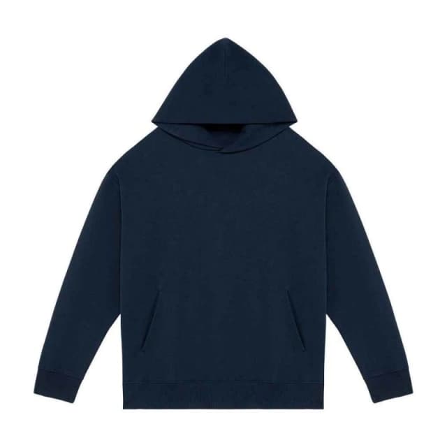 Native Spirit Mens Oversized Hoodie in Navy Size: XS Navy Male XS