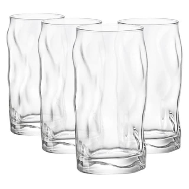 Bormioli Rocco Sorgente Highball Glasses - 460ml - Pack of 4 Clear unisex