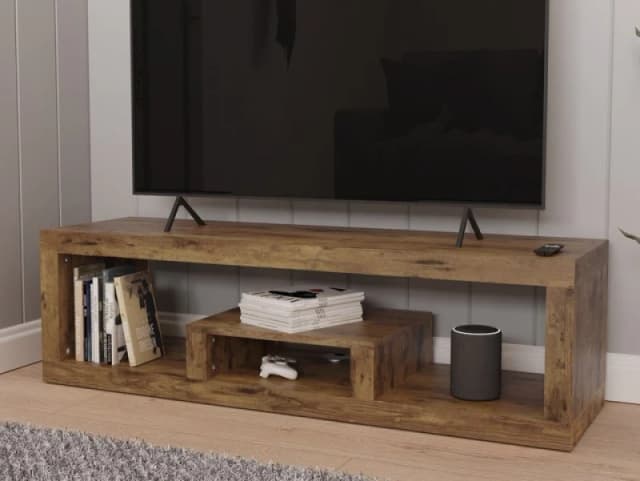 GFW GFW Jakarta TV Unit - Mango Wood Effect