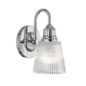 Addison 1 Light Wall Light Polished Chrome IP44