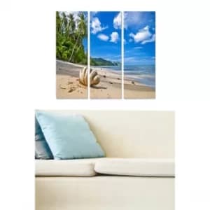 MDF91239704 Multicolor Decorative MDF Painting (3 Pieces)