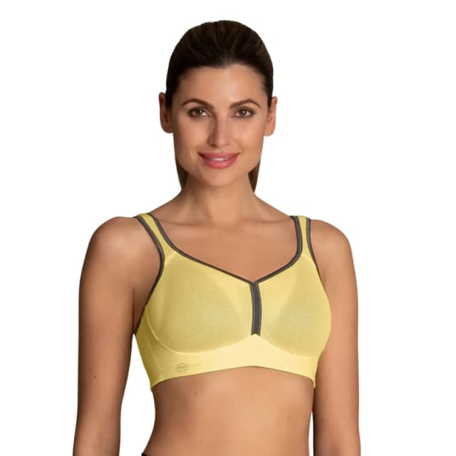 Anita Womens sports bra with cups Anita air control Jaune Female 80B