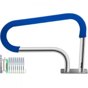 VEVOR Pool Handrail, 32" x 22.5" Swimming Pool Stair Rail, 304 Stainless Steel Stair Pool Hand Rail Rated 375lbs Load Capacity, Pool Rail with Quick M