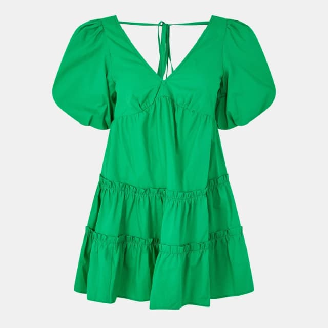 Nobodys Child Womens Lennie Mini Dress Green female 4 (3XS)