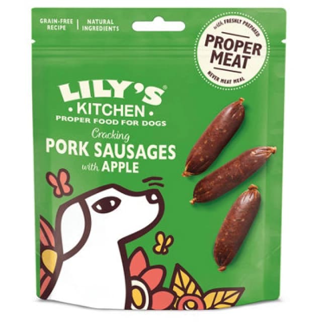 Lily's Kitchen Cracking Pork & Apple Sausages 113639468