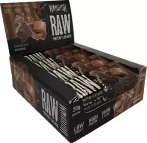 Warrior Raw Protein Flapjack-Chocolate Brownie-12 bars Bars Supplements