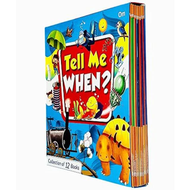Tell Me When? Collection 12 Books Set (Does a computer sleep?, Dinosaurs Rule the Earth) Om Books Books
