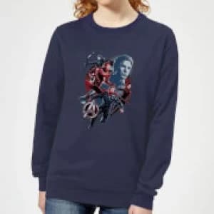 Avengers: Endgame Shield Team Womens Sweatshirt - Navy - L