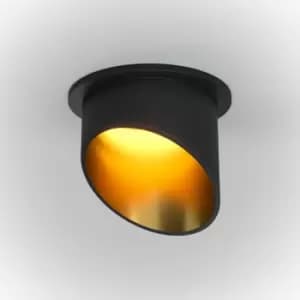 Netlighting Lipari Recessed Downlight Black, Gold GU10