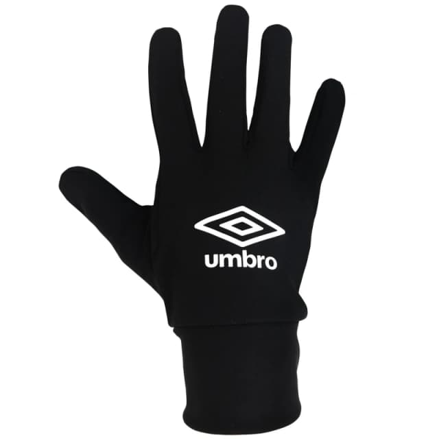 Umbro Technical Logo Player Gloves in Black Size: Medium Black Unisex M
