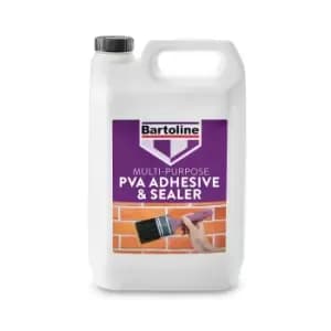 Bartoline PVA Adhesive & Sealer, 5 Litre Bottle