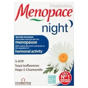 Vitabiotics Menopace Night Vitamins 30 Tablets