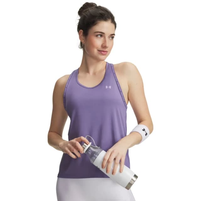 Womens tank top Under Armour Tech Knockout Violet Female L