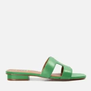 Dune Loupe Leather Mule Sandals - UK 4