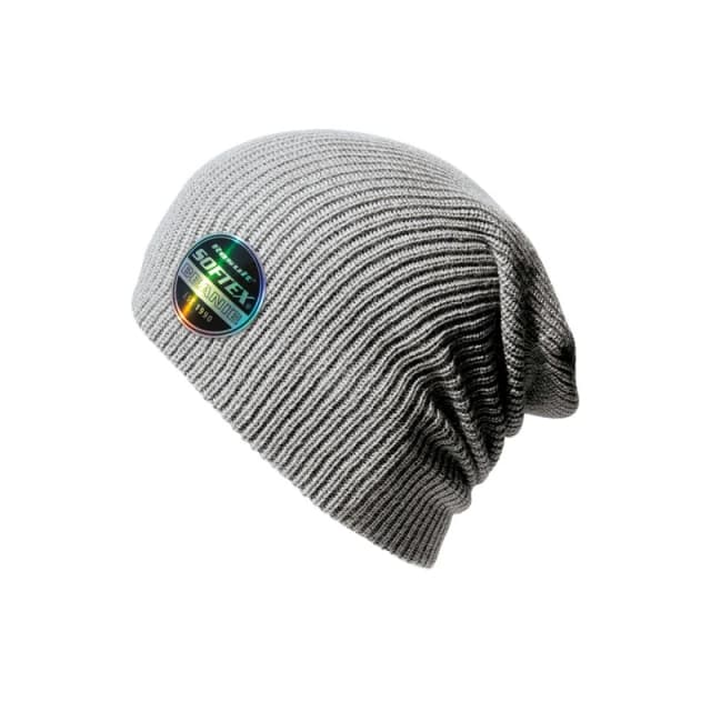 Result Core Mens Soft Beanie in Mid Grey Mid Grey Male One Size