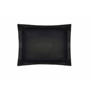 Belledorm 200 Thread Count Egyptian Cotton Oxford Pillowcase (One Size) (Black) - Black