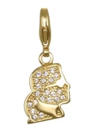 Ladies Karl Lagerfeld Gold Plated Karl Kameo Charm 5378127