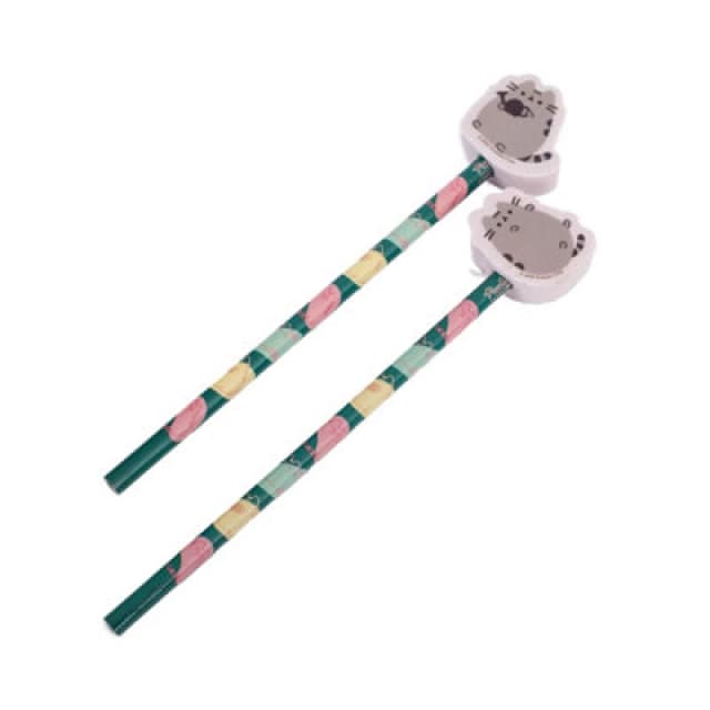 Pusheen Pusheen Pencil and Topper Pack of 2 Multi One Size Unisex 5063652578964