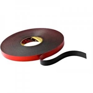 3M 59251233 Tape Black (L x W) 33 m x 12mm 33 m