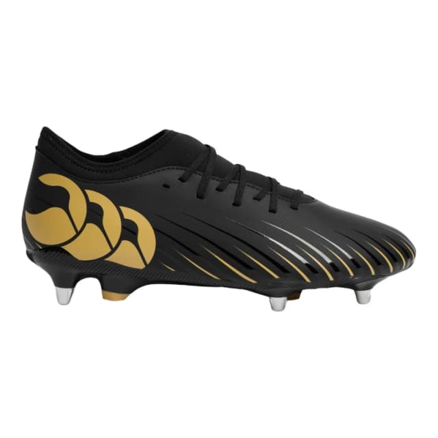 Canterbury Canterbury Speed Falcon Team Soft Ground Rugby Boots in Black Size: 3 Black 3 Unisex 5063806451198