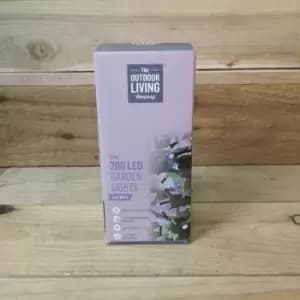 Solar Powered 200 LED Garden Lights Cool White