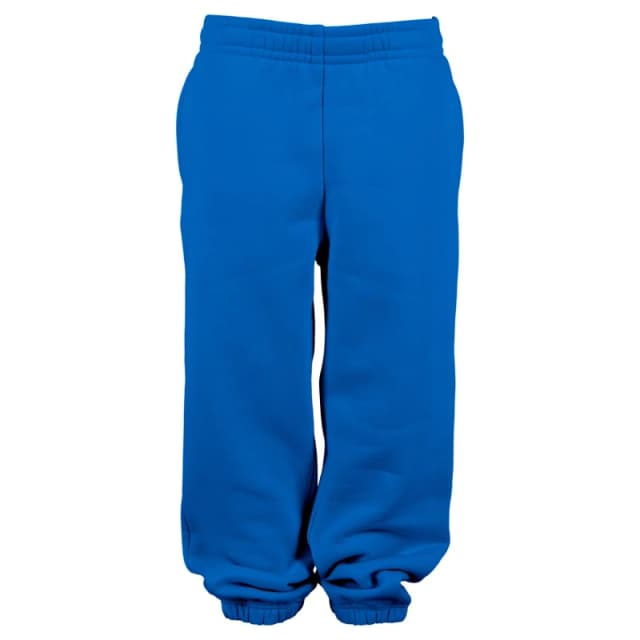 Build Your Brand Basic Plain Jogging Bottoms in Navy Size: 11-12 Years Navy Unisex 11-12 Years