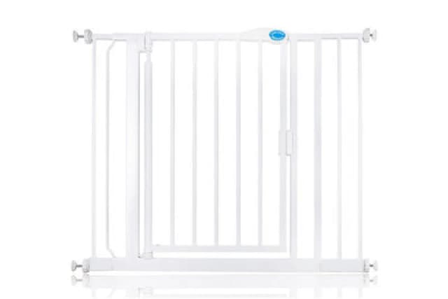 Bettacare Auto Close Pet Gate, 96.6Cm - 103.6Cm, White, Pressure Fit Stair Gate For Dog & Puppy