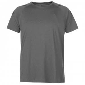 Asics Icon Short Sleeve T Shirt Mens - Grey/Black
