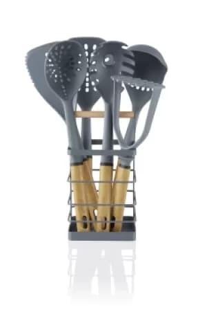 Swan Nordic 6pcs Utensils Set With Holder