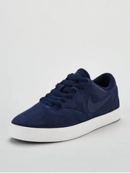 Nike SB Check Suede Junior Navy Size 3