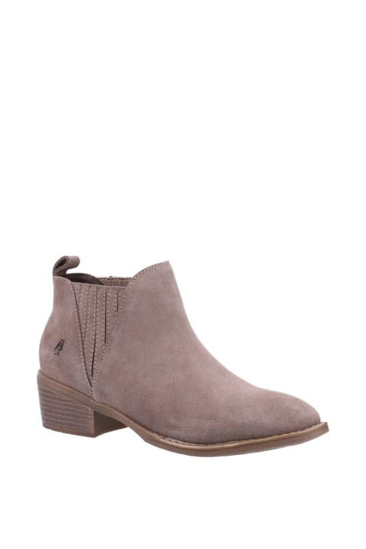 Hush Puppies Womens 'Isobel' Ankle Boots in Taupe Size: 4 Taupe Female 4