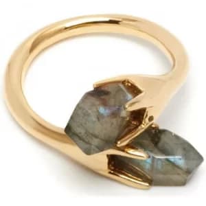 Ladies Lola Rose Gold Plated Labradorite Perla Ring