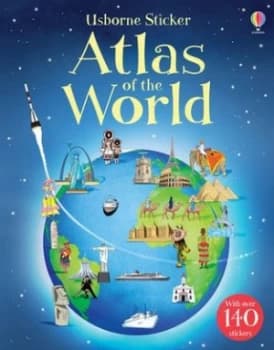 Sticker Atlas of the World by Alice Pearcey Book