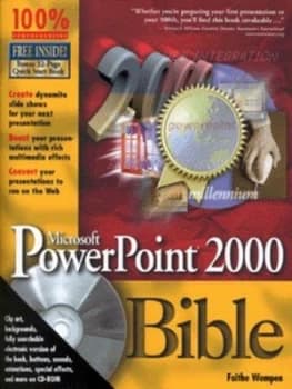 Microsoft Powerpoint 2000 Bible by Faithe Wempen Paperback