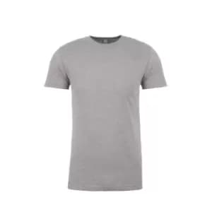 Next Level Adults Unisex Suede Feel Crew Neck T-Shirt (3XL) (Dark Heather Grey)