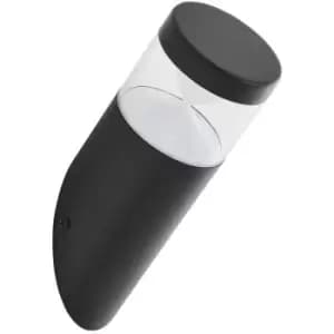 Zinc POLLUX 4W LED Outdoor Angled Wall Light Black