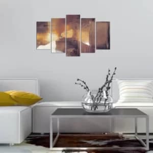 5PMX-036 Multicolor Decorative MDF Painting (5 Pieces)