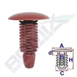 ROMIX Clip, trim-/protection strip C60523