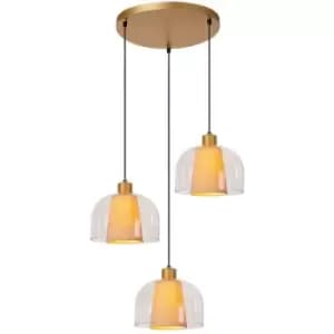 Lucide Gunhild Classic Pendant light - 3xE27 - Transparant