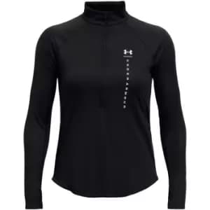 Under Armour Speed Stride Attitude Half Zip Top Womens - Black